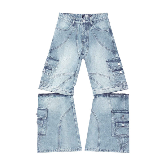"LGHTCRYSTL" TRNSFRMR DENIM