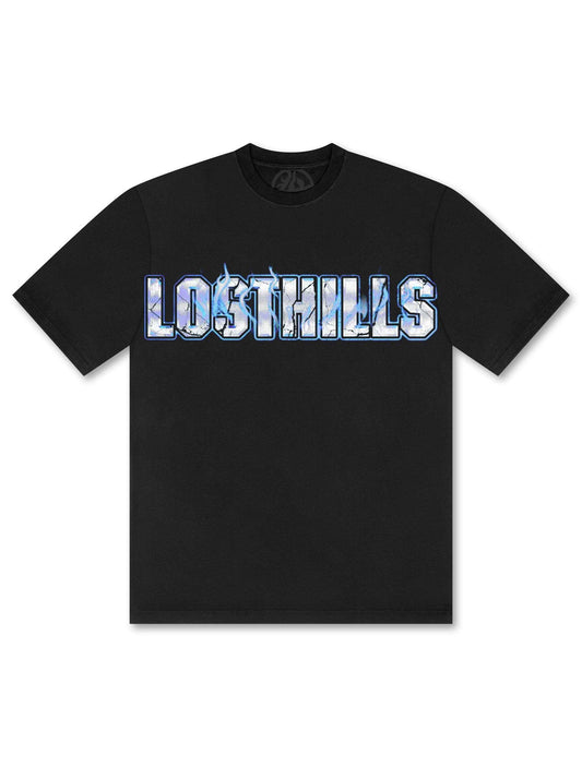 Losthills Inverted Logo Tee - Black