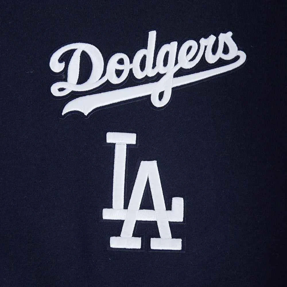 Pro Standard La Dodgers Wingspan Drop Shoulder Hoodie - Midnight Navy