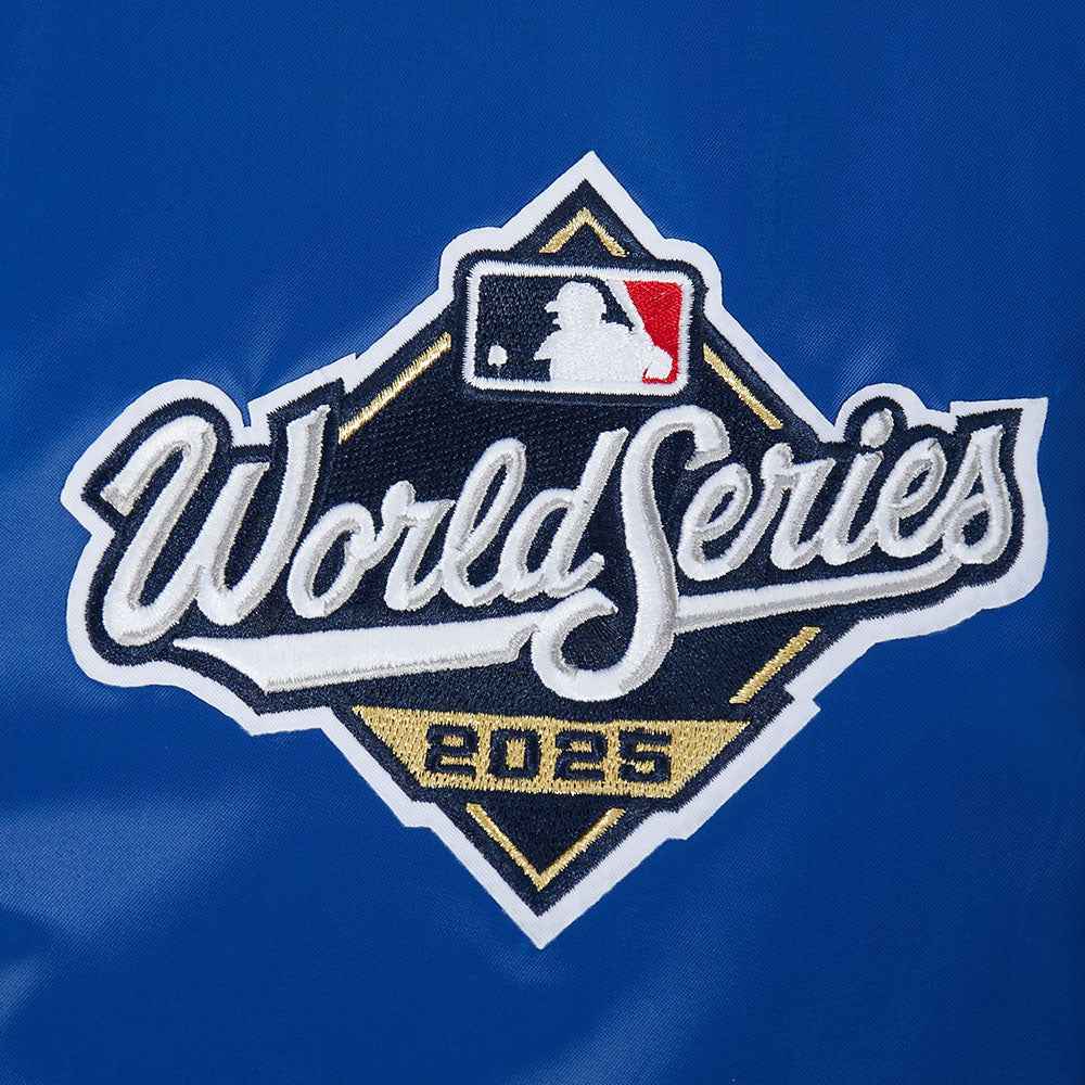 Pro Standard LA Dodgers World Series Satin Jacket - Royal