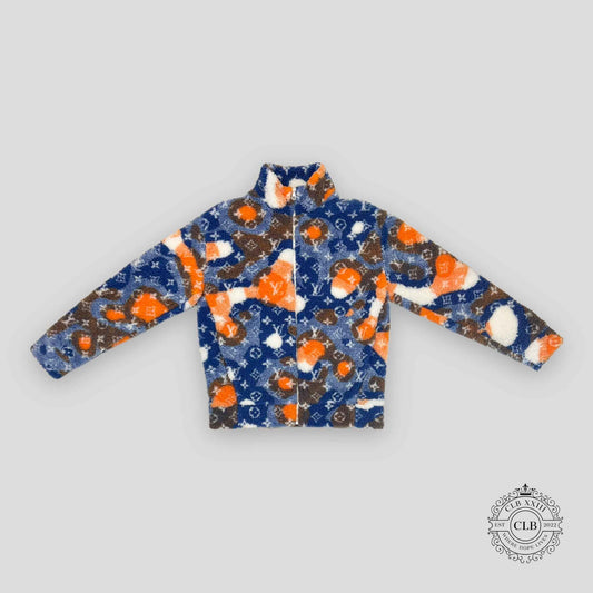 Louis Vuitton Jacquard Camo Fleece Jacket