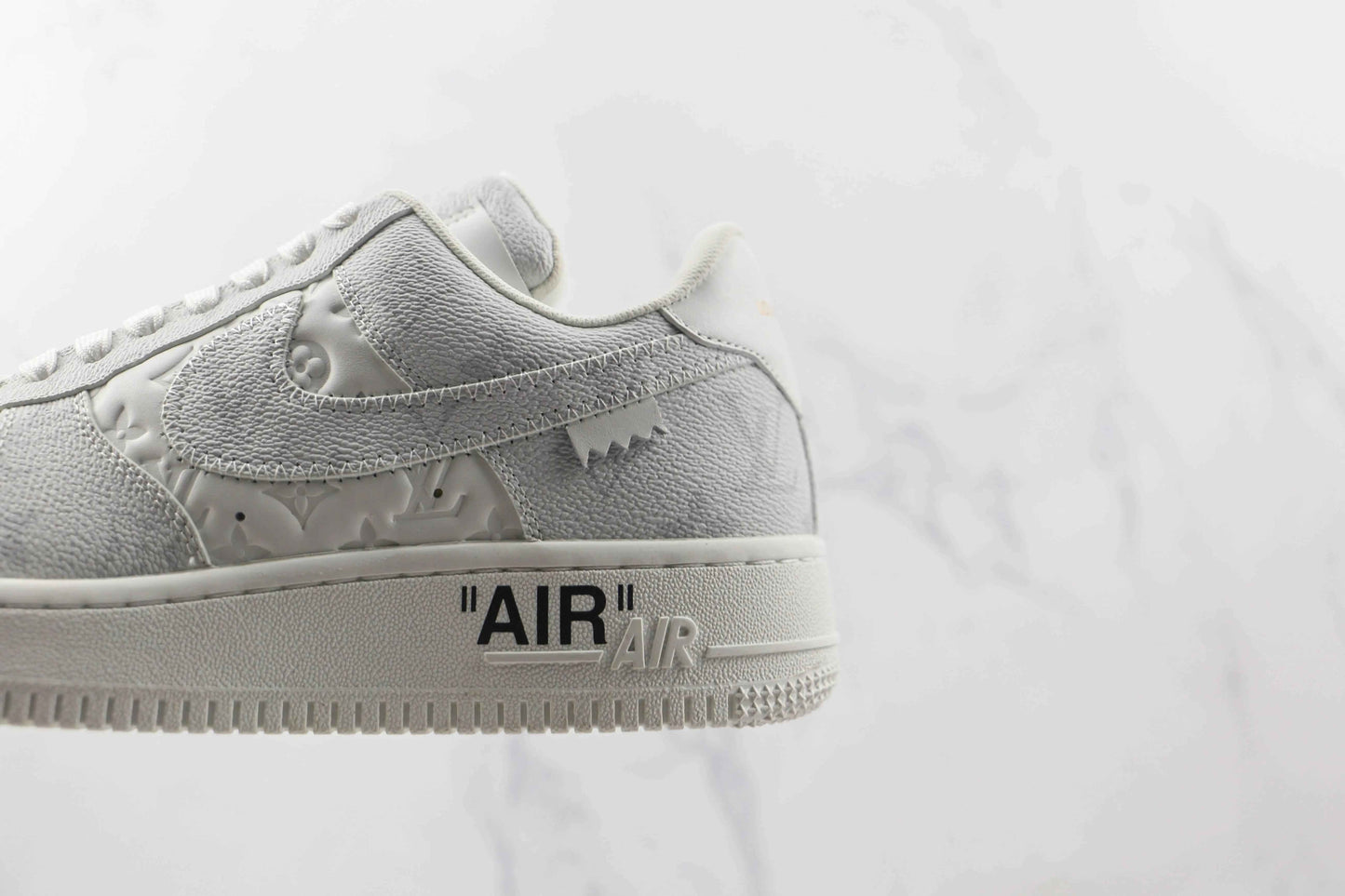 Custom LV x NK Air Force Virgil Abloh Monogram SneakerNational