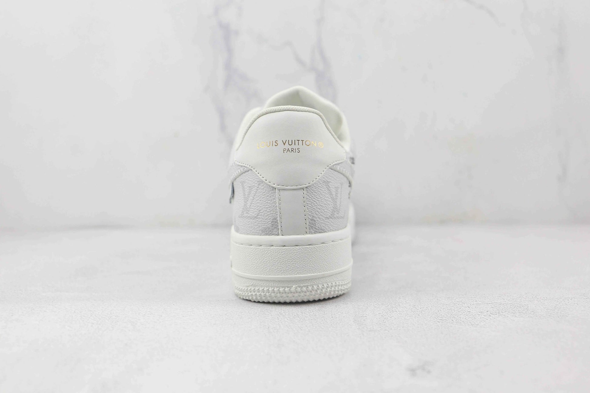 Custom LV x NK Air Force Virgil Abloh Monogram SneakerNational