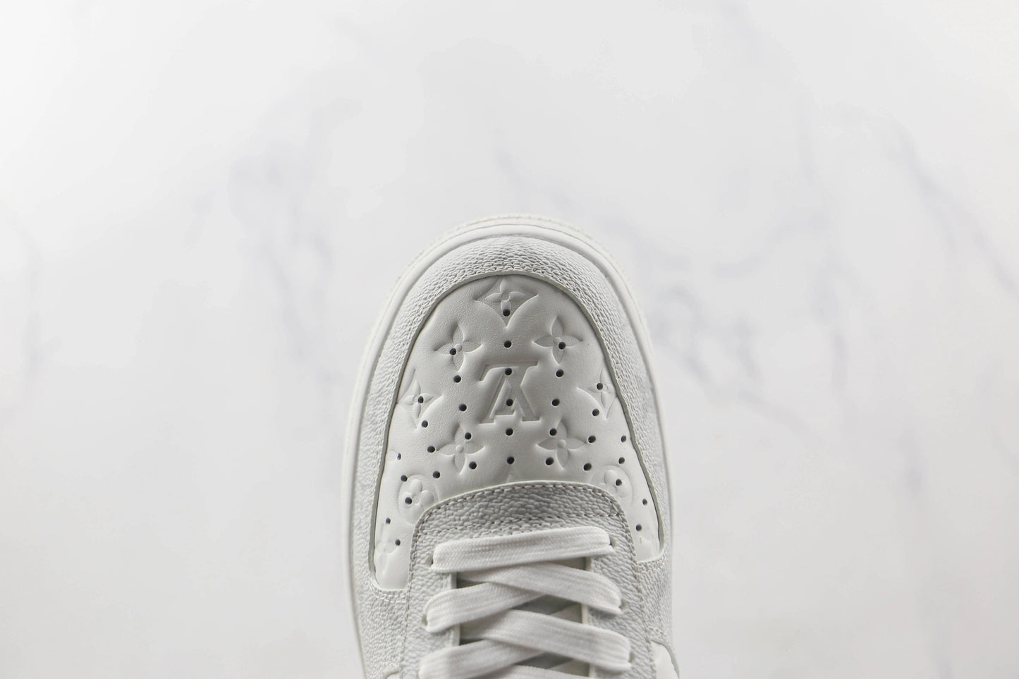 Custom LV x NK Air Force Virgil Abloh Monogram SneakerNational