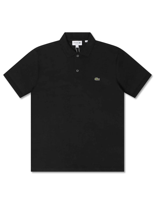 Lacoste Regular Fit Paris Soft Pima Polo - Black