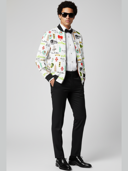 Limited Edition Jacket Manhattan Mosaic Sunset – BYMANYC ® New York