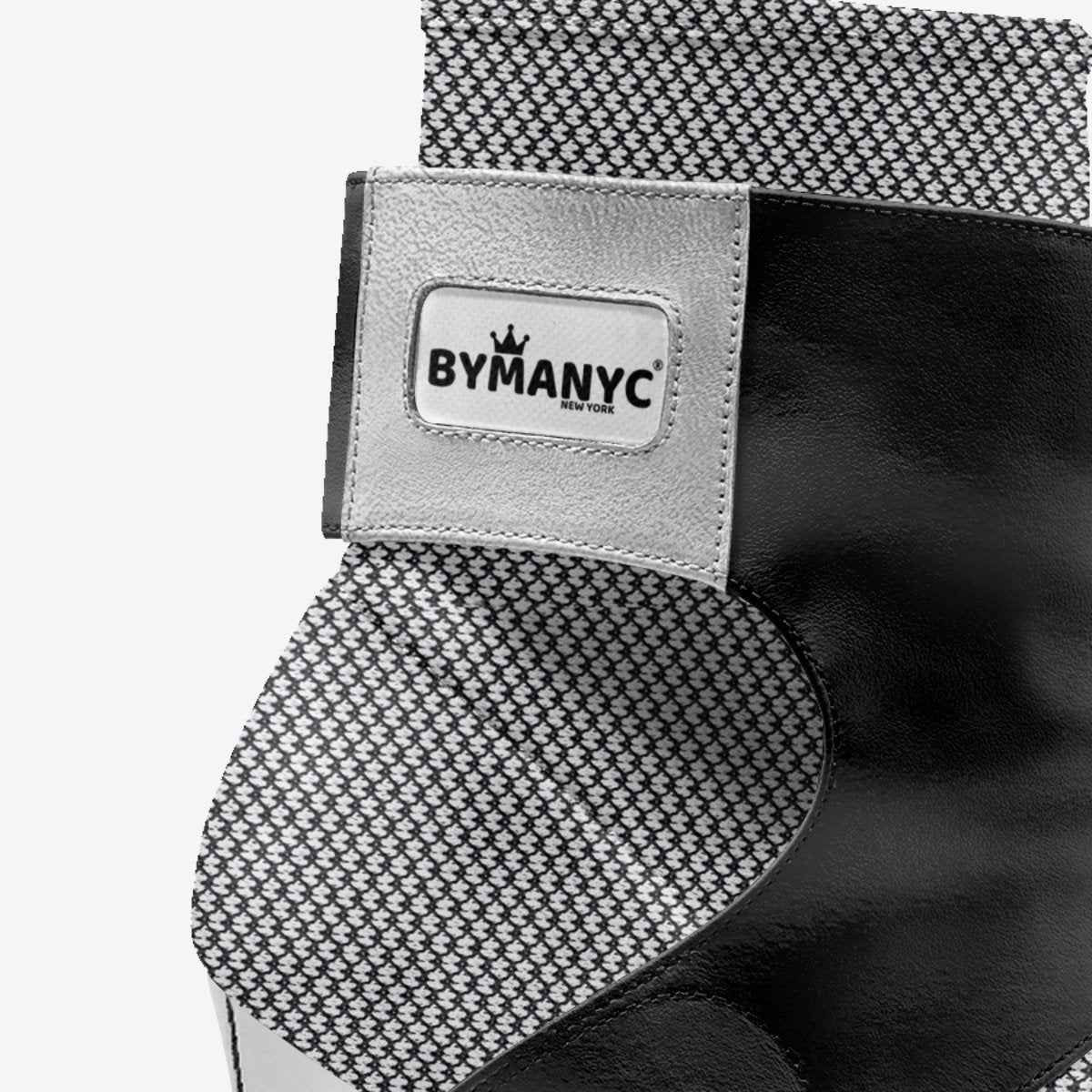 Limited Edition Vegan Stiletto Boots BYMANYC® New York Futurista Onyx