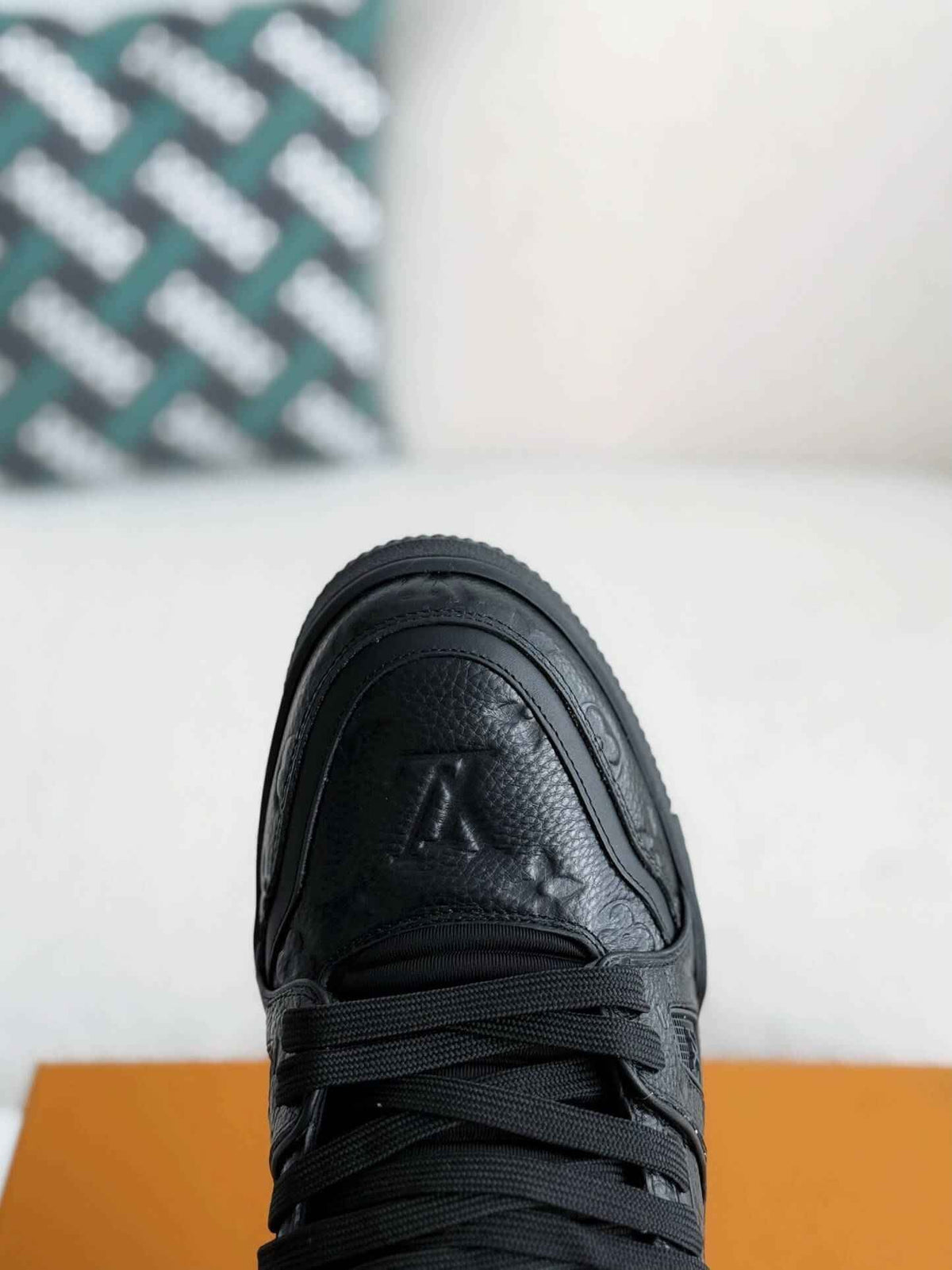 Monogram Trainer All Black Sneaker