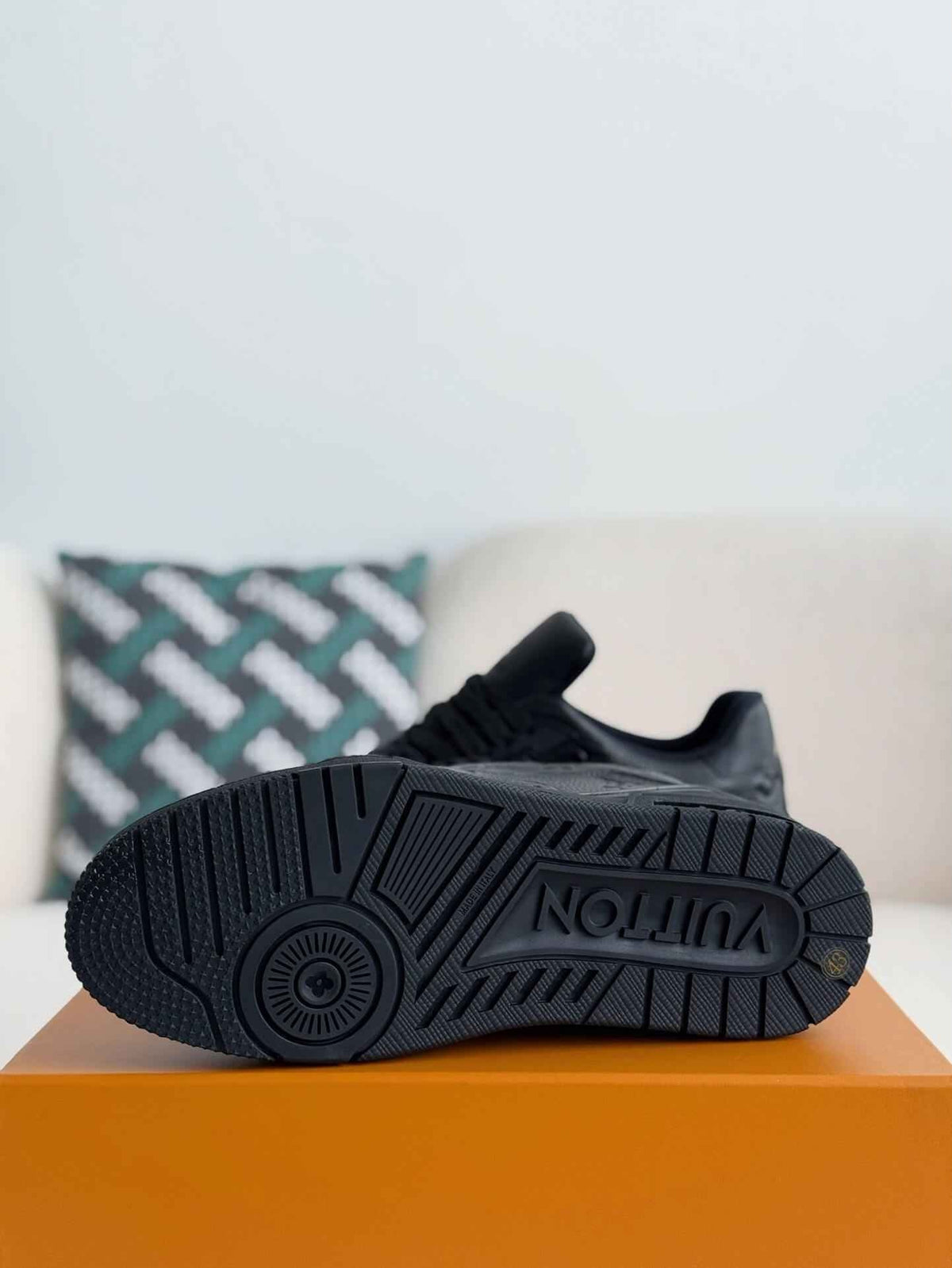 Monogram Trainer All Black Sneaker