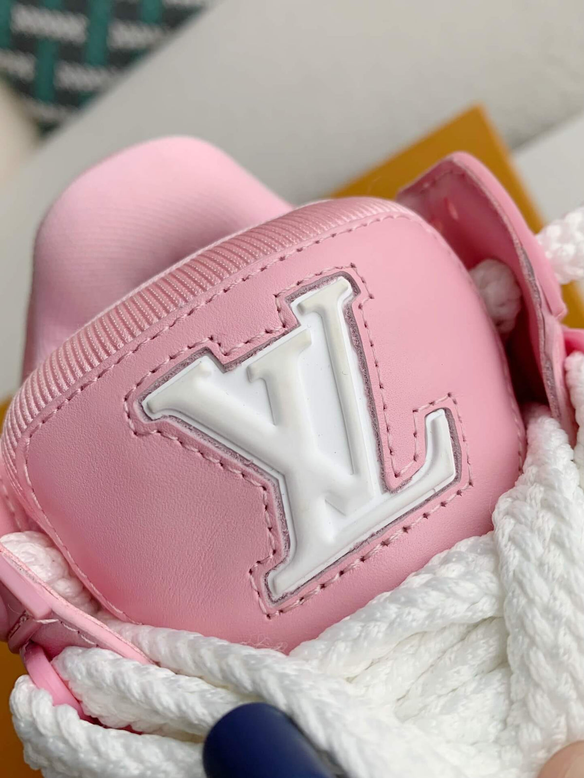 Louis Vuitton LV Trainer Maxi – Pink Calf Leather CUSTOM