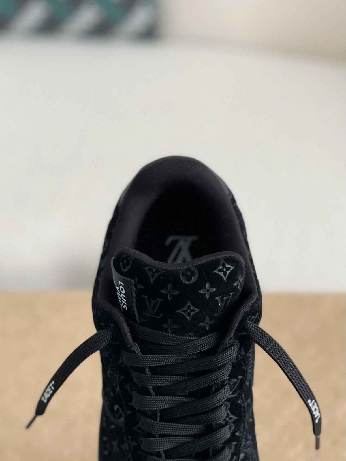Air Force 1 Low Monogram Black Sneaker