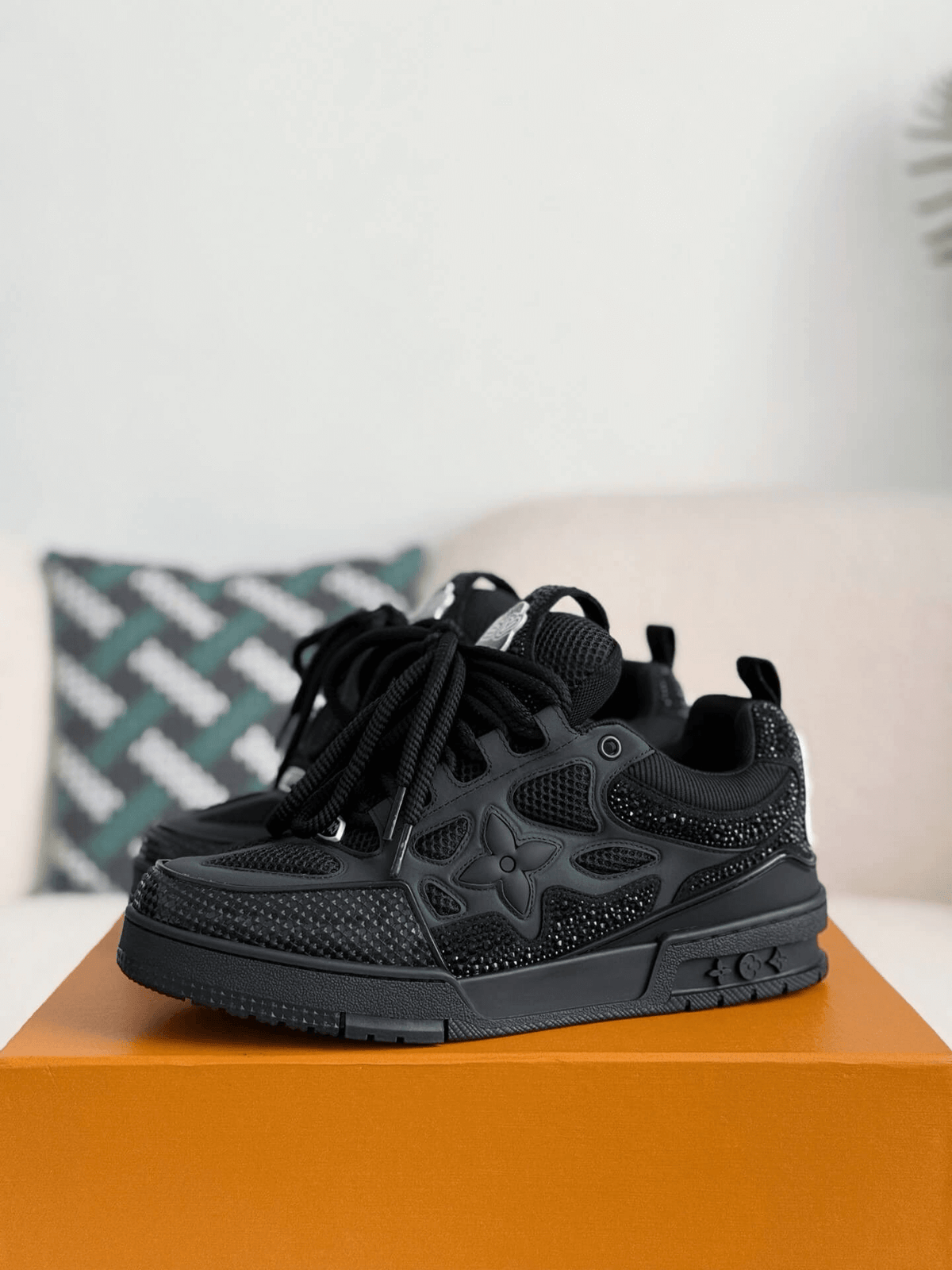 Louis Vuitton LV Skate Black Sneaker CUSTOM