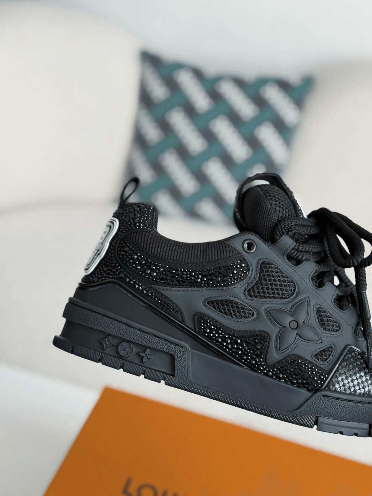 Louis Vuitton LV Skate Black Sneaker CUSTOM