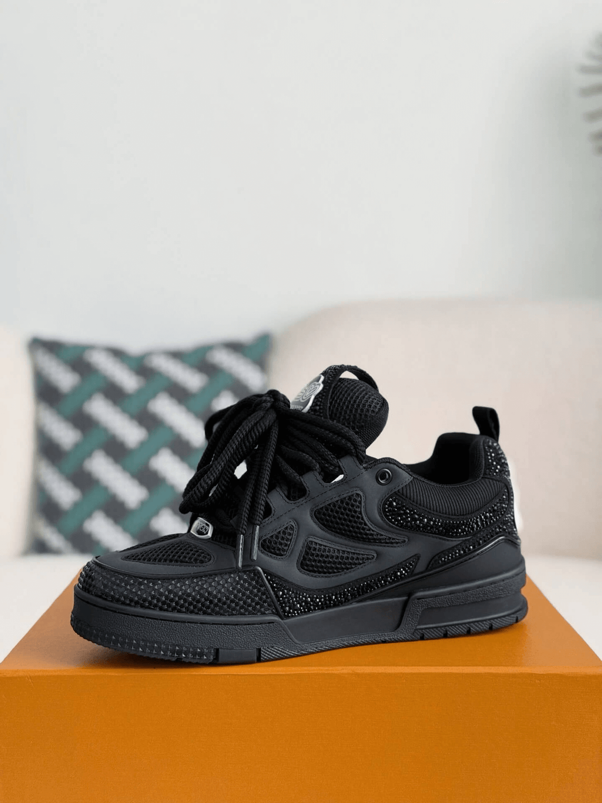 Louis Vuitton LV Skate Black Sneaker CUSTOM