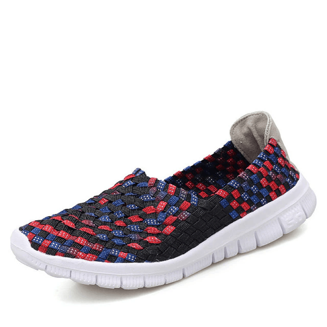 Majo Women's Knit Comfortable Loafer Walking Shoes