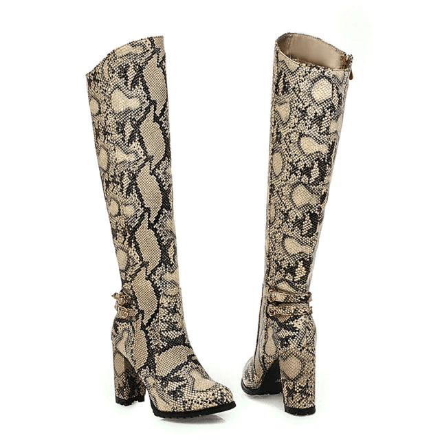 USS Shoes Max Women's Knee High Leather Boots