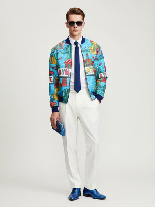 Men's TRIBECA Bomber Jacket BYMANYC ® New York