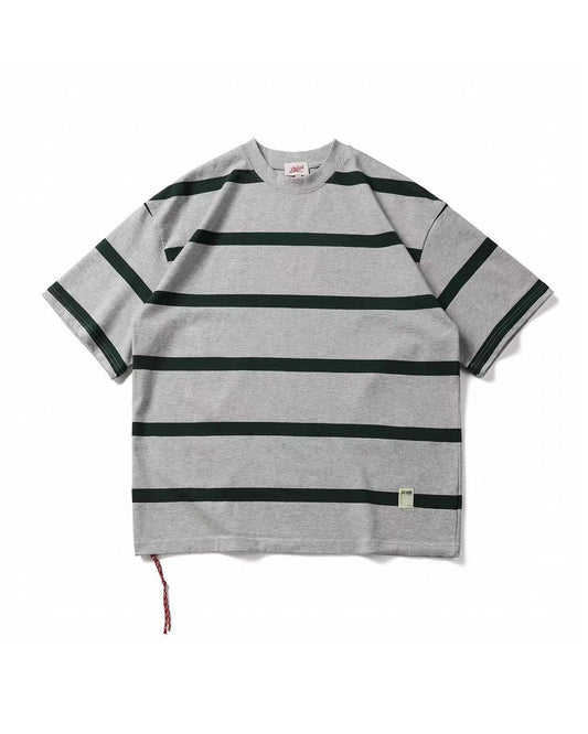 Retro Heavyweight Striped Cotton Tee