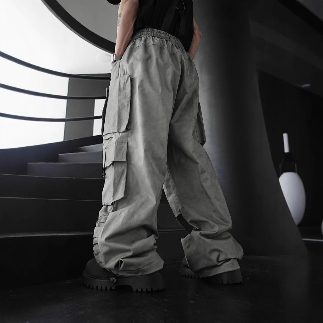 Baggy Lightweight Khaki Cargo Pants