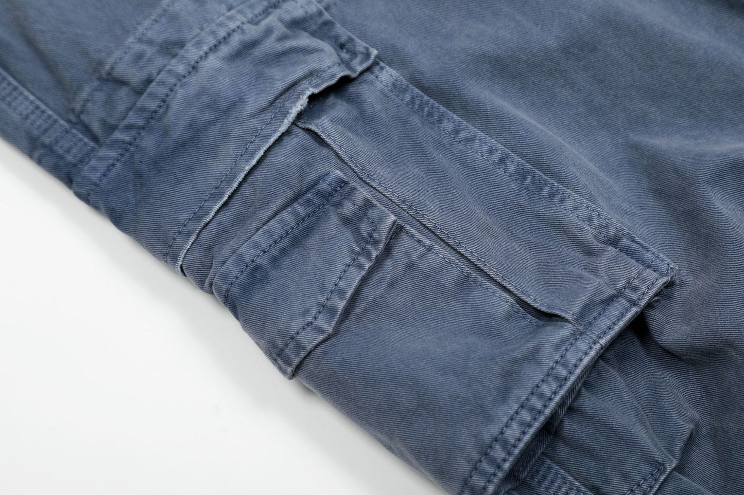 Retro Loose Fit MultiPocket Denim Cargo Jeans