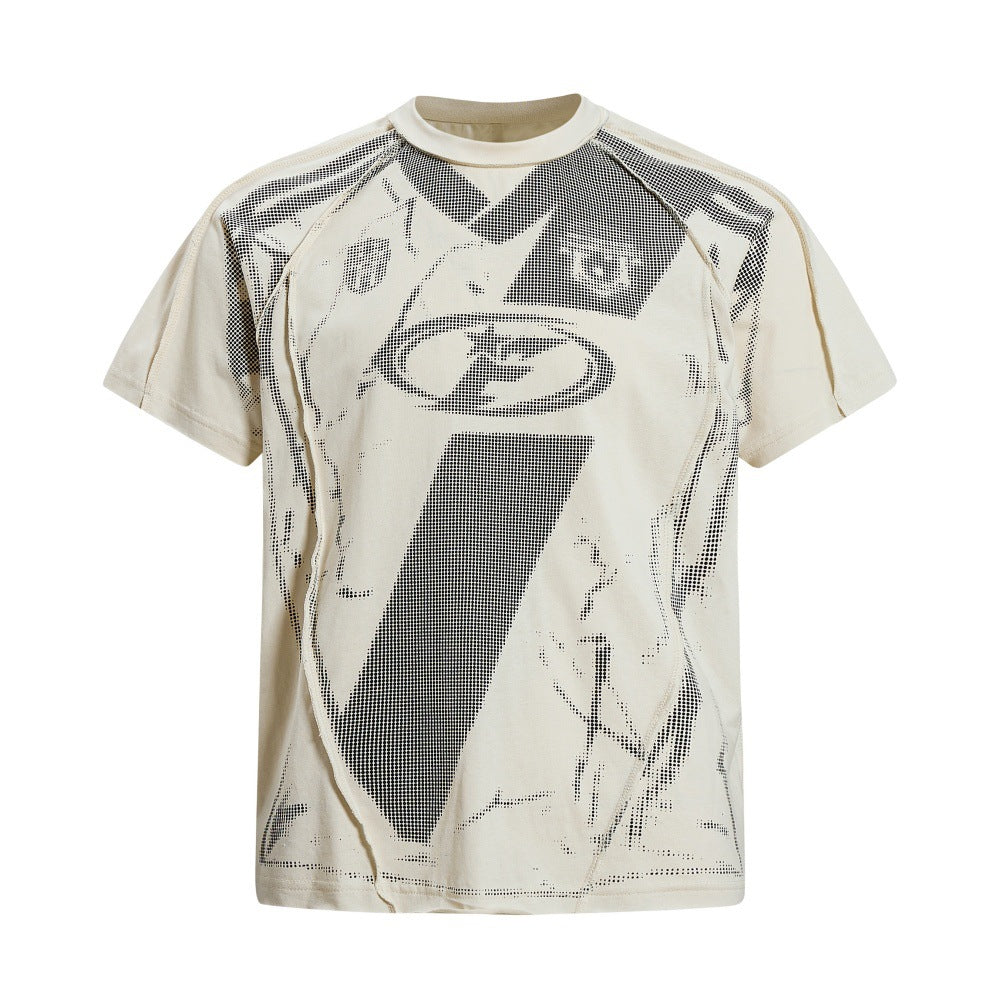 Mosaic Loose Sports Jersey
