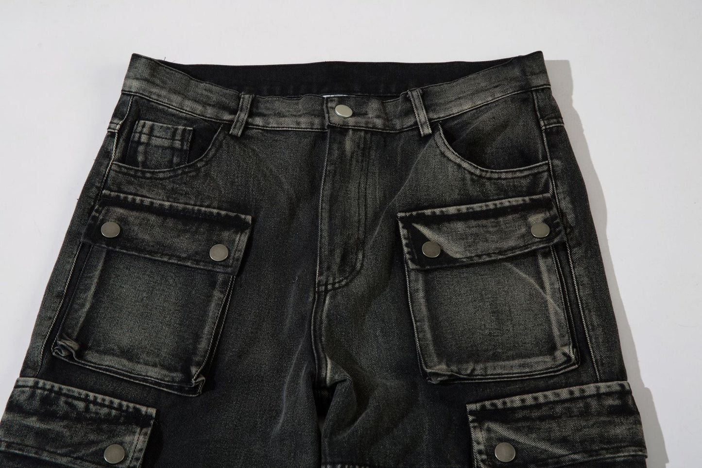 Barbed Baggy Embroidery Cargo Pants