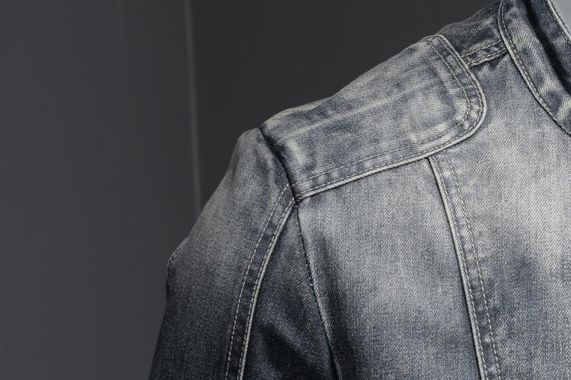 SK1 Denim Biker Jacket