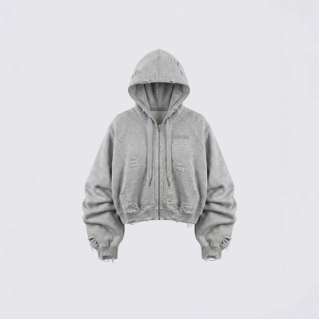 Ghost Distressed Hoodie