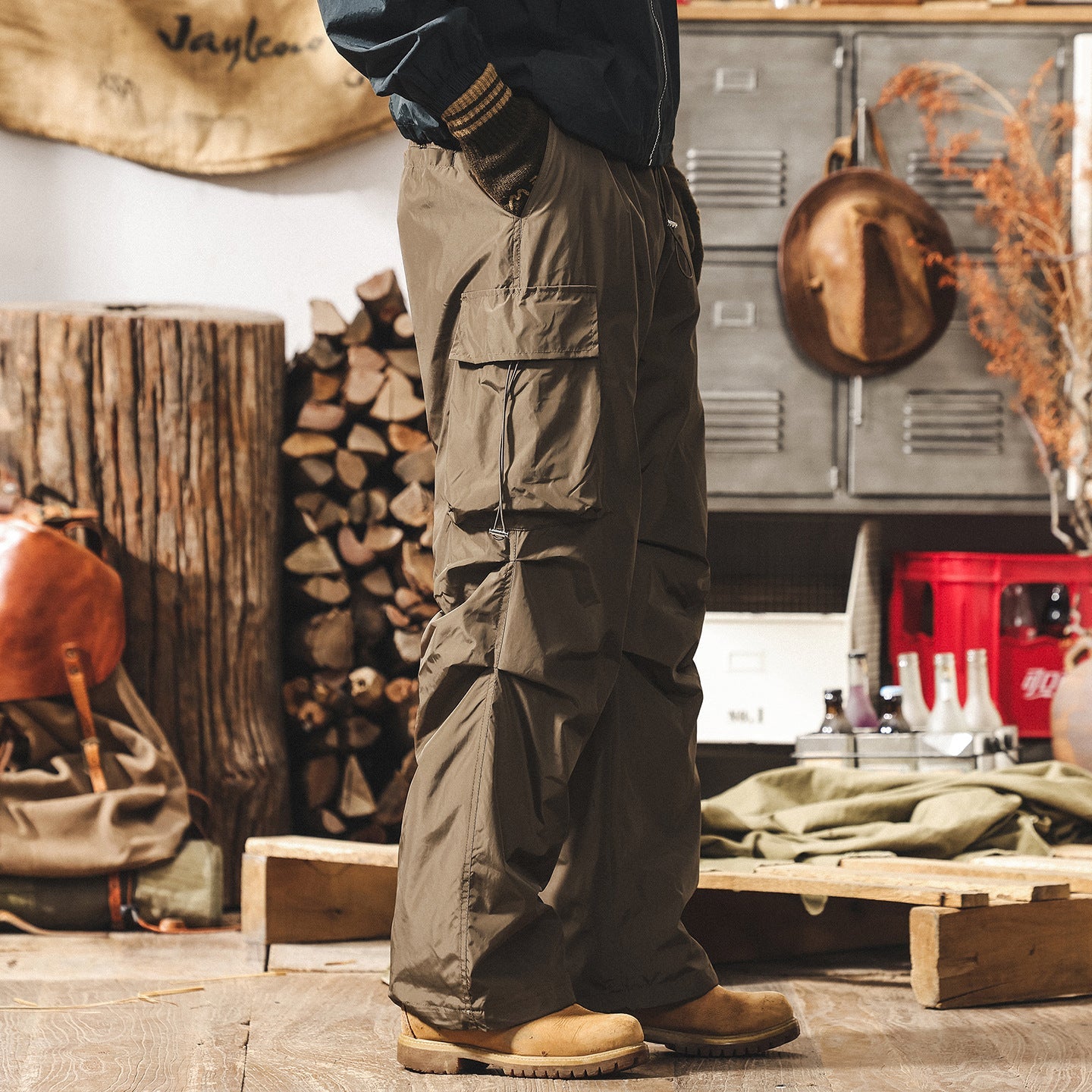 Vintage 90s Tech Cargo Ski Pants