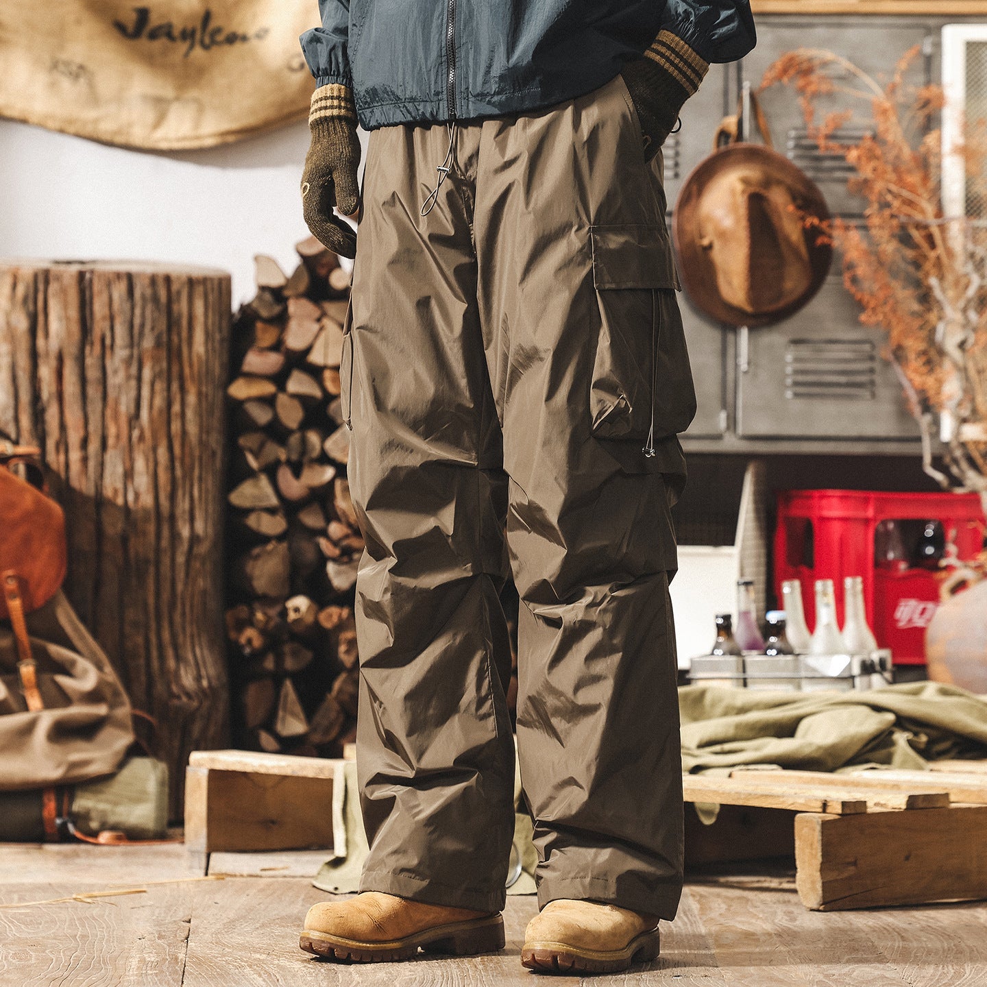 Vintage 90s Tech Cargo Ski Pants