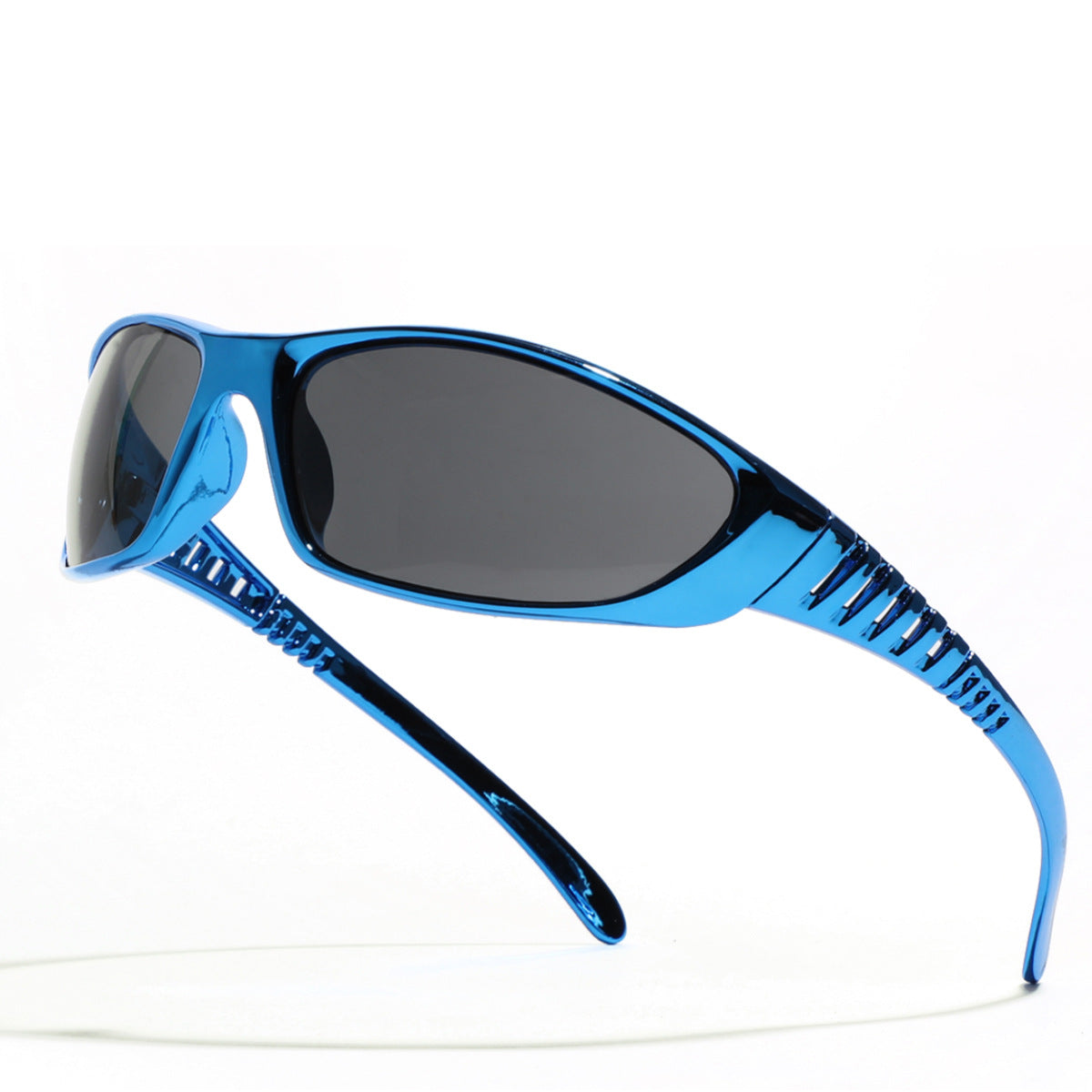 Y2K Silver Futuristic Cutout Sunglasses