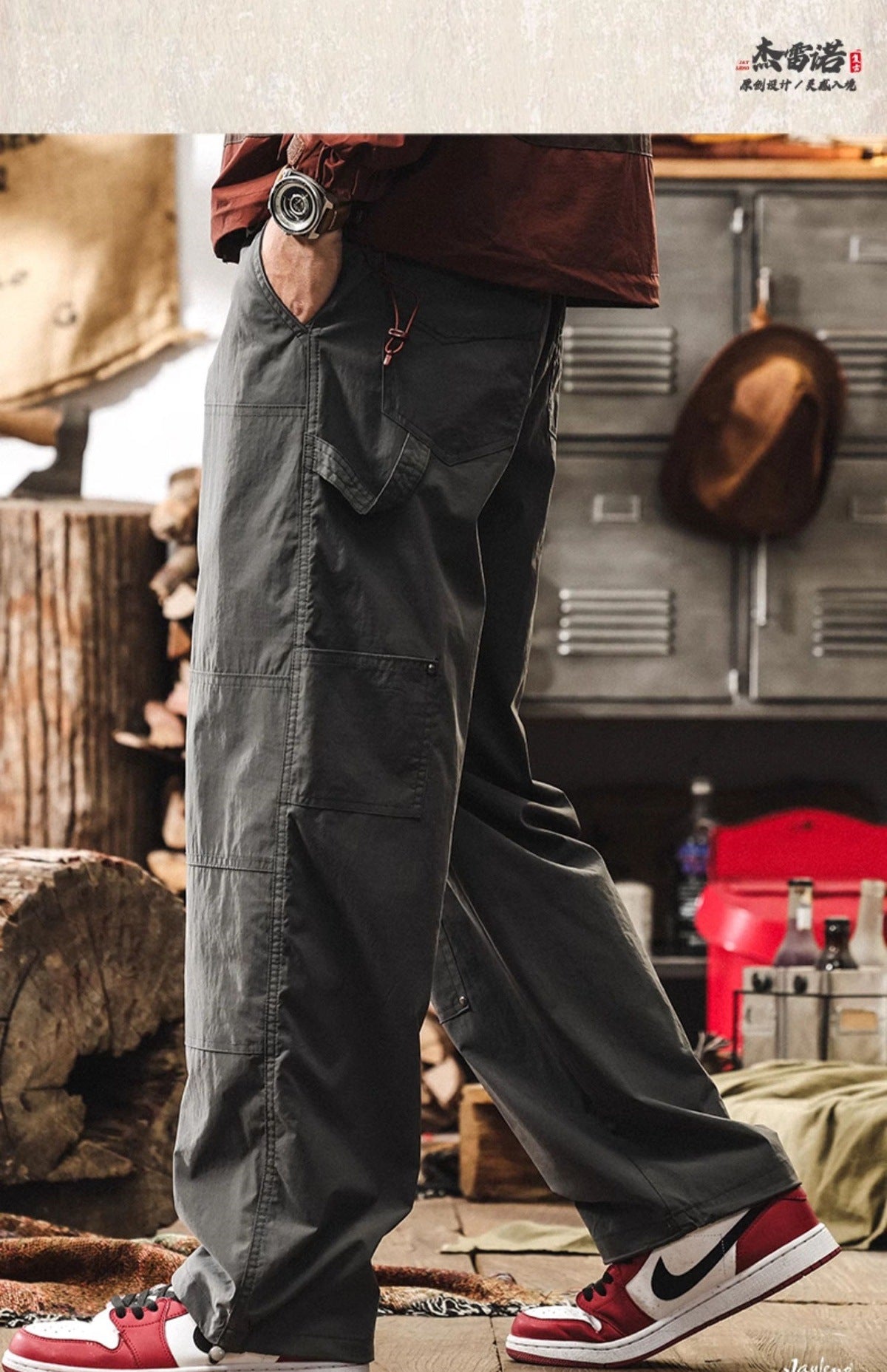 Nylon Carpenter Pants