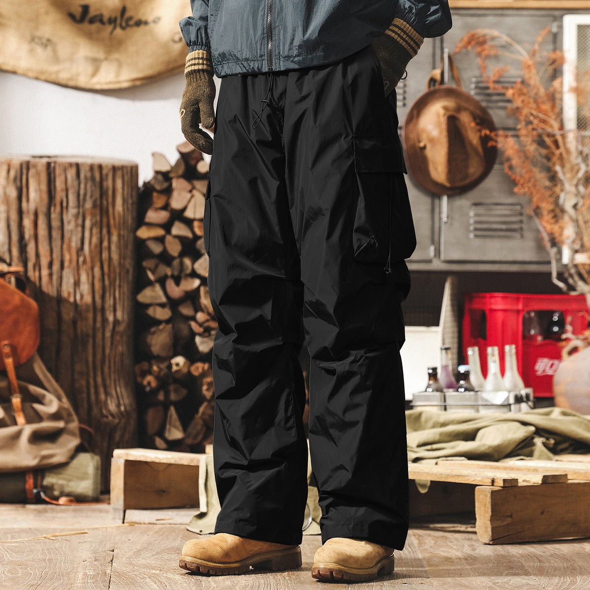 Vintage 90s Tech Cargo Ski Pants