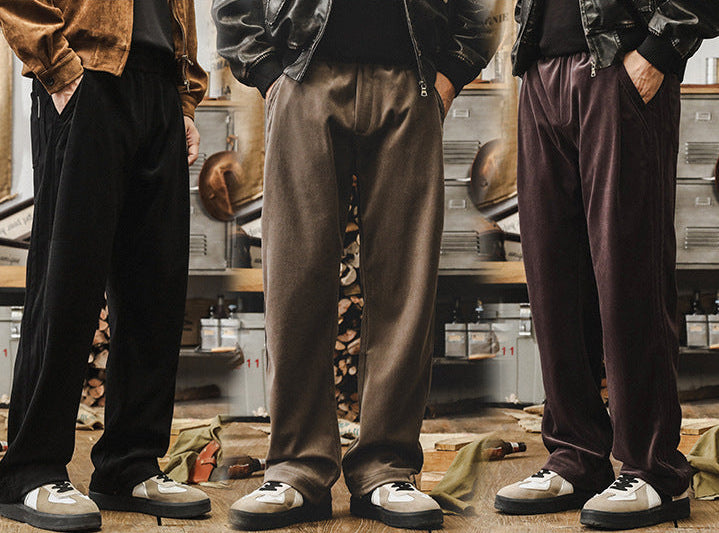 Retro Chenille Relaxed Fit Heavyweight Pants