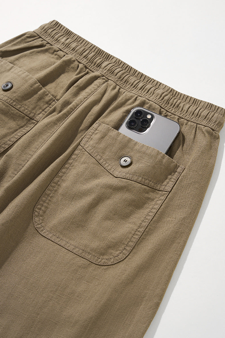 Linen Wide Leg Pants