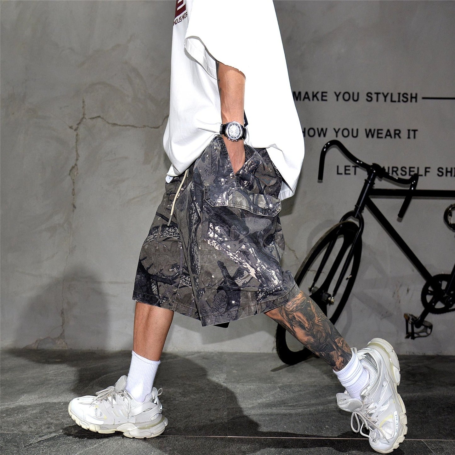 Terrain Camo Cargo Shorts