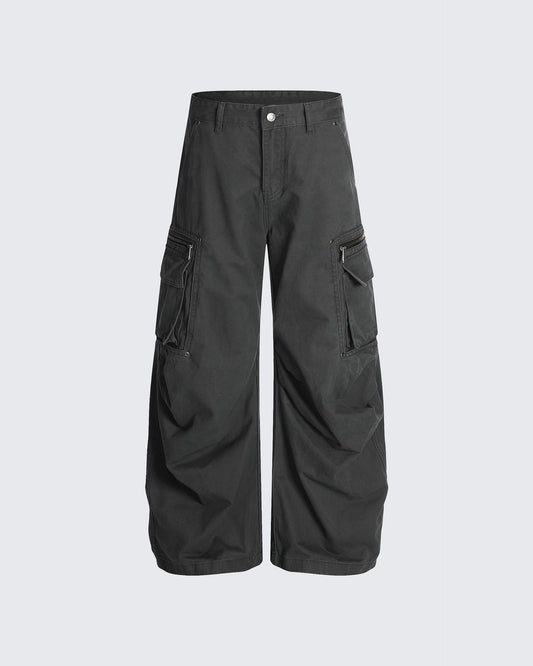 Retro Deconstructed Relaxed Fit Utility Pants