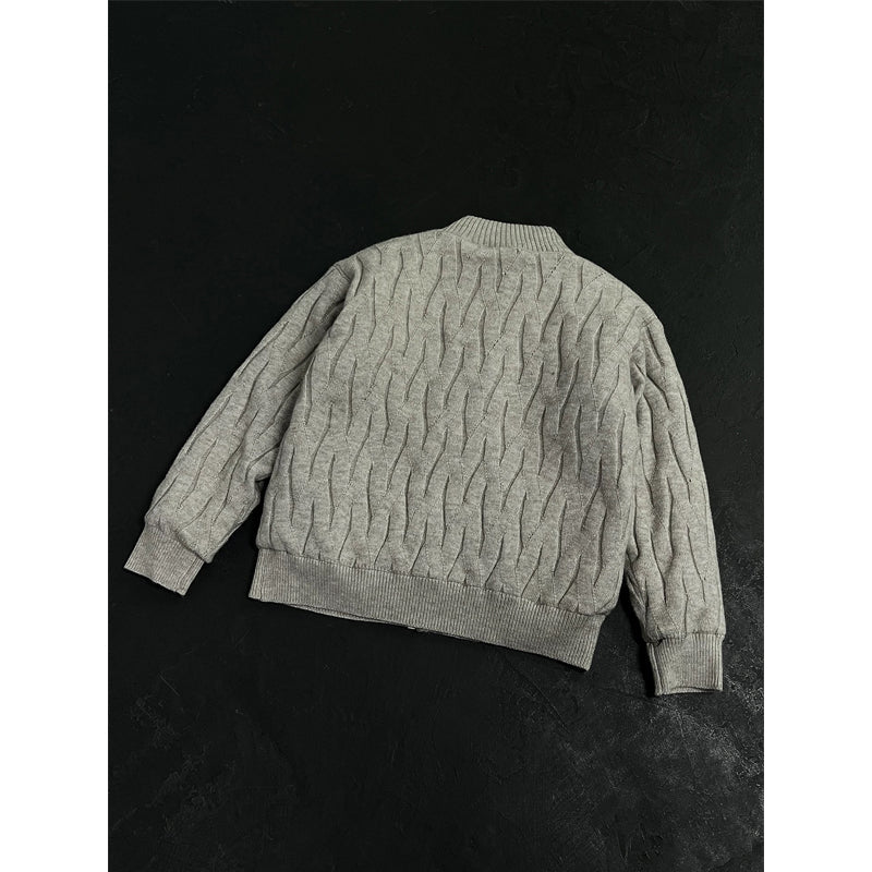 Heavyweight Knit Fleece Jacket