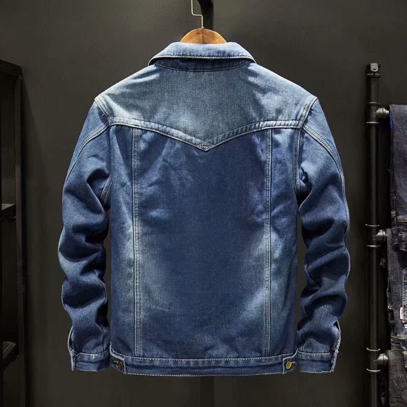 Velvet Thicken Denim Jacket