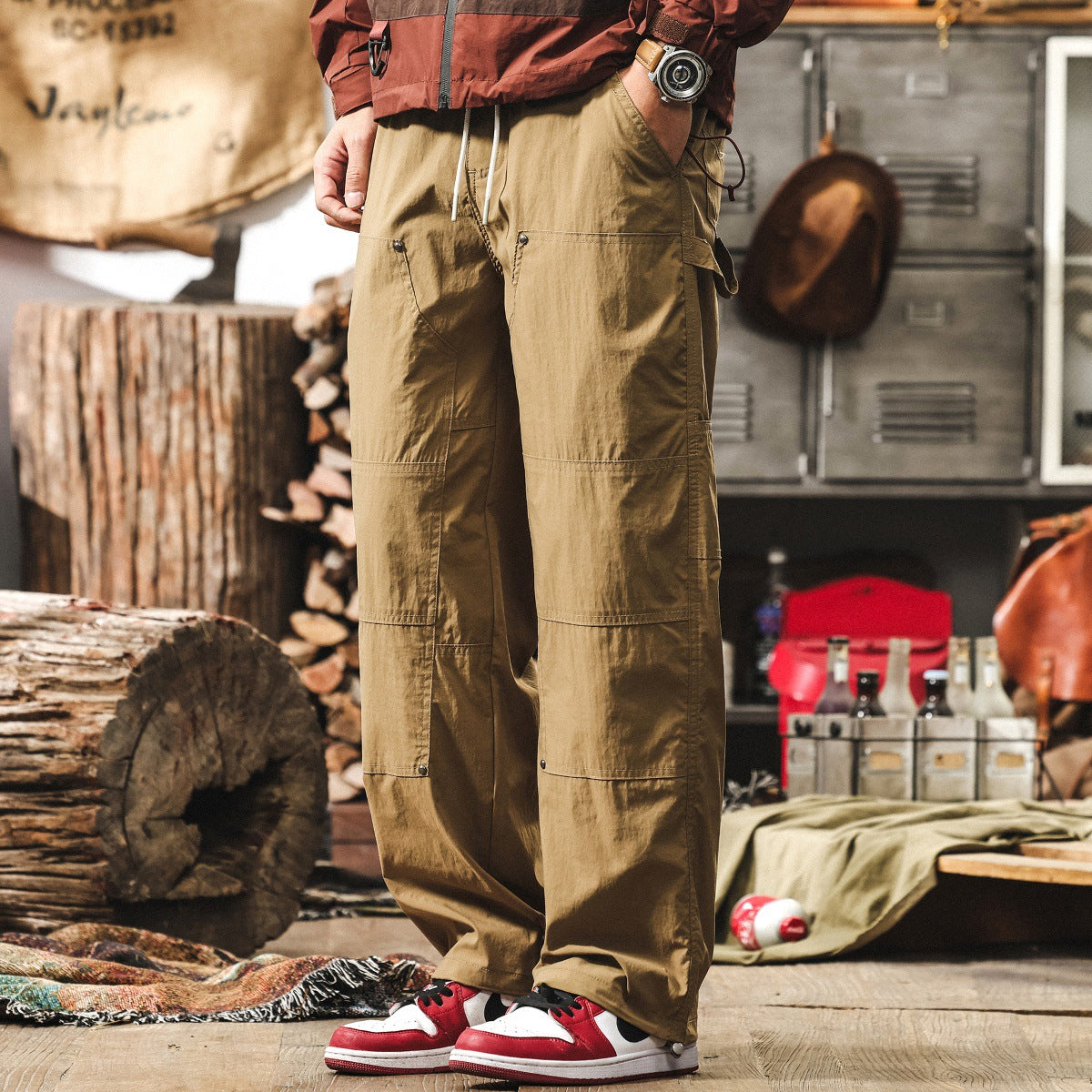 Nylon Carpenter Pants