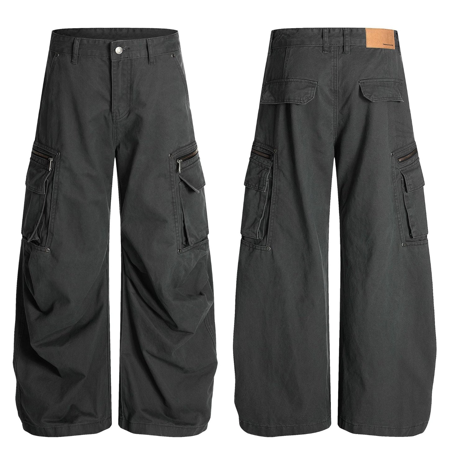 Retro Deconstructed Relaxed Fit Utility Pants