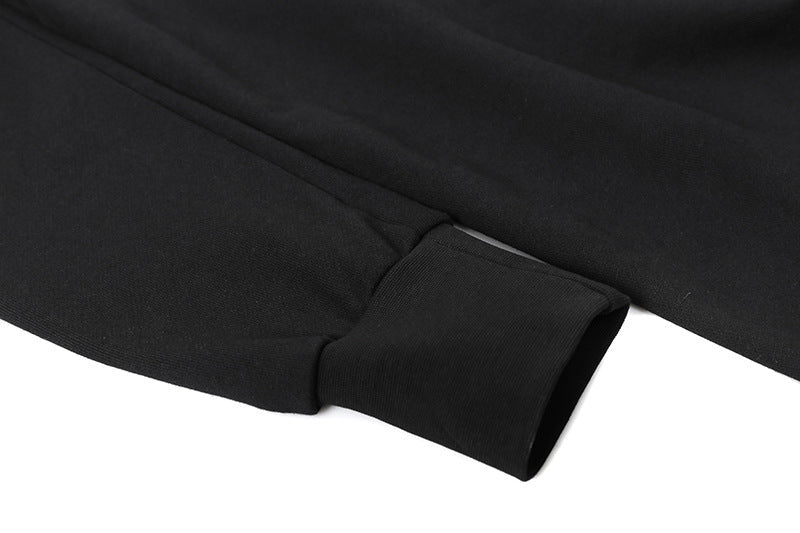 Dark Hooded Long Jacket