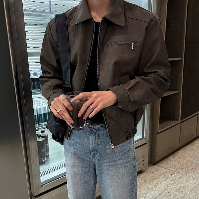 American Retro Leather Jacket