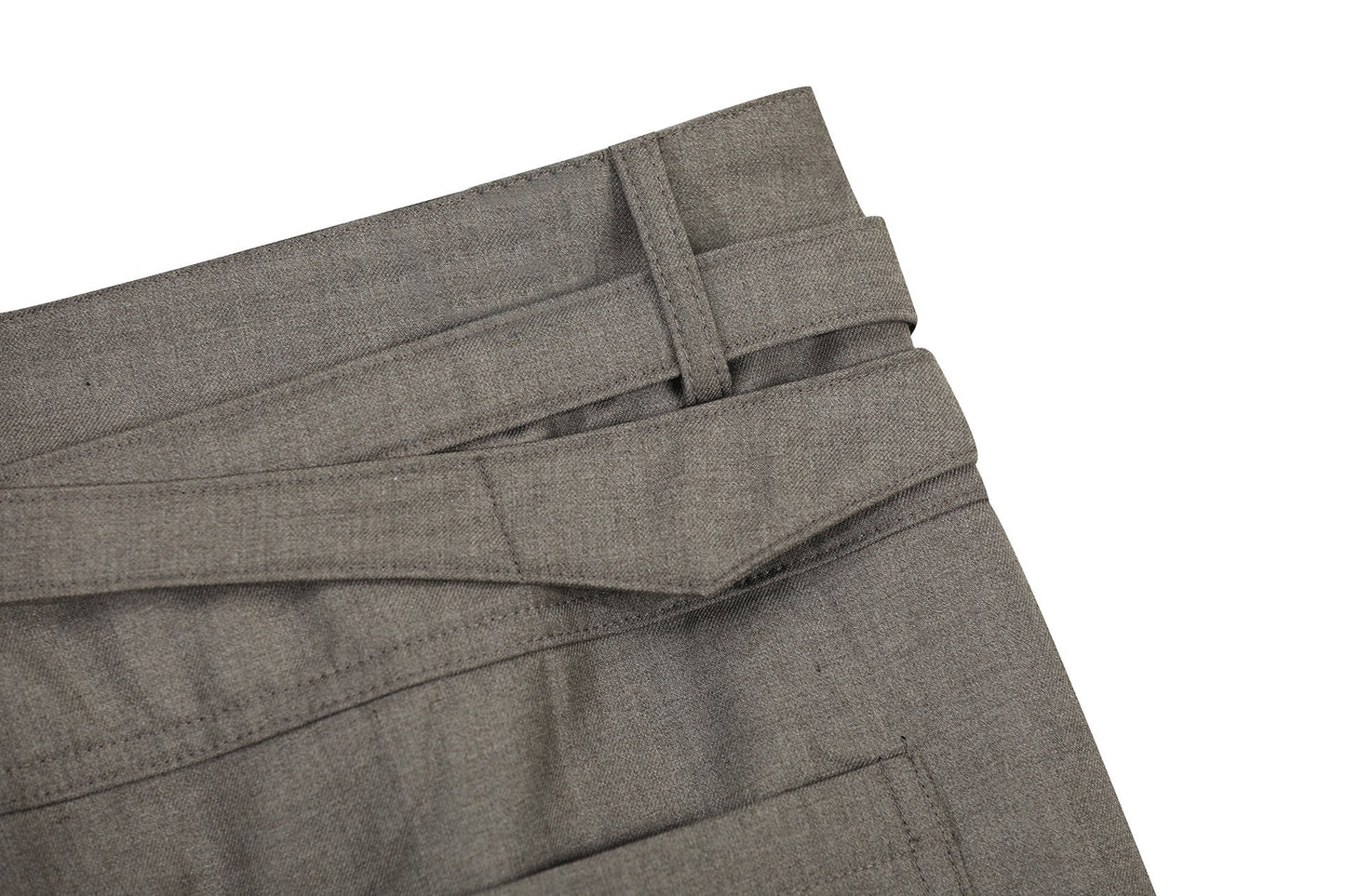 Retro Chic Pleated Relaxed Fit Trousers