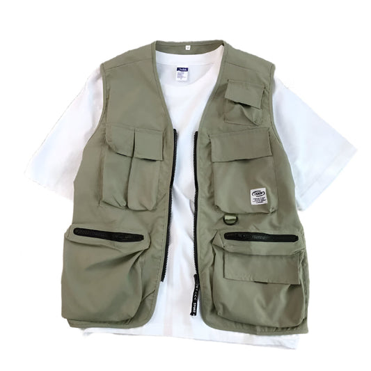 Versatile Outdoor T-Shirt + Vest Set