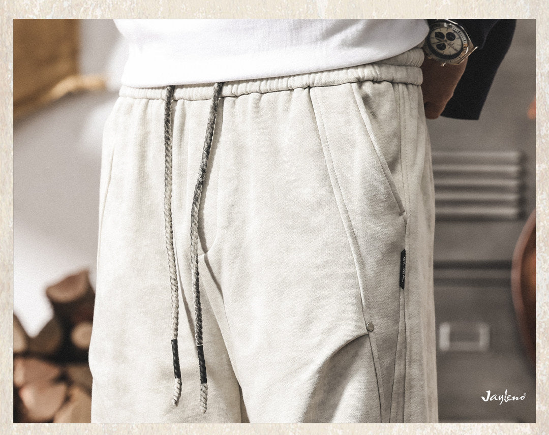 Washed Straight Leg Joggers