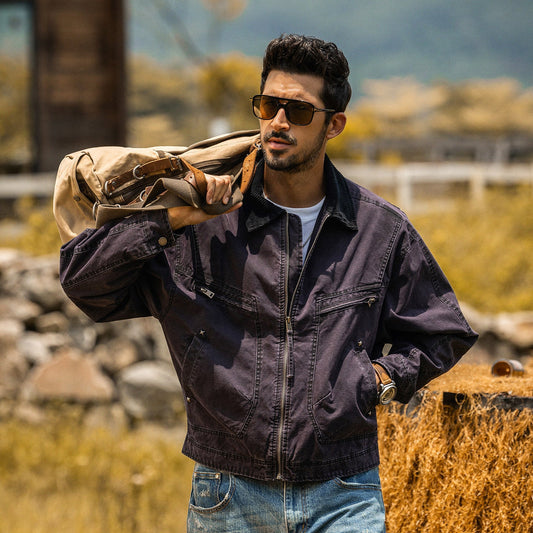 Gabba Purple Bomber Jacket