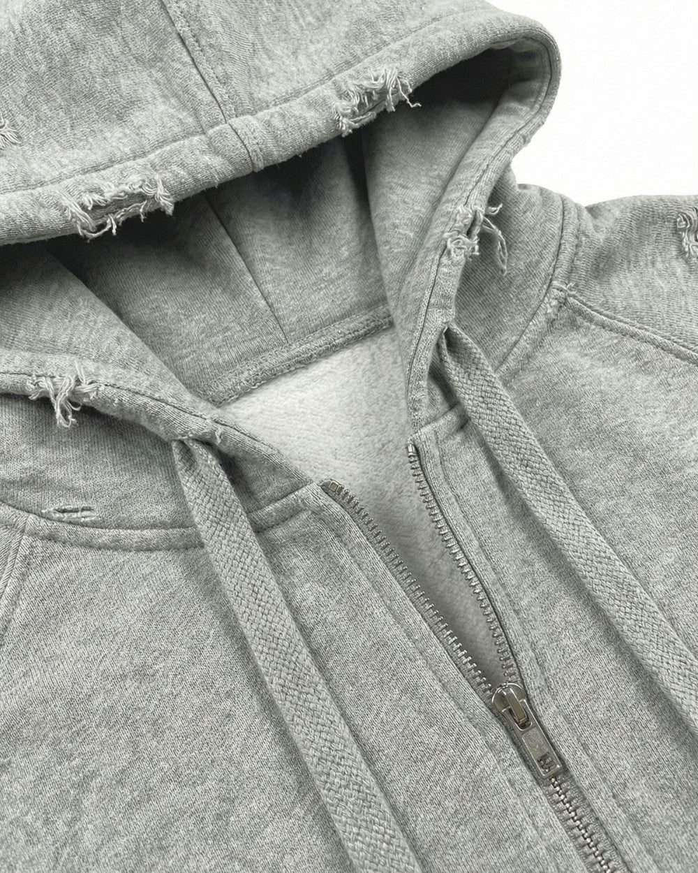 Ghost Distressed Hoodie