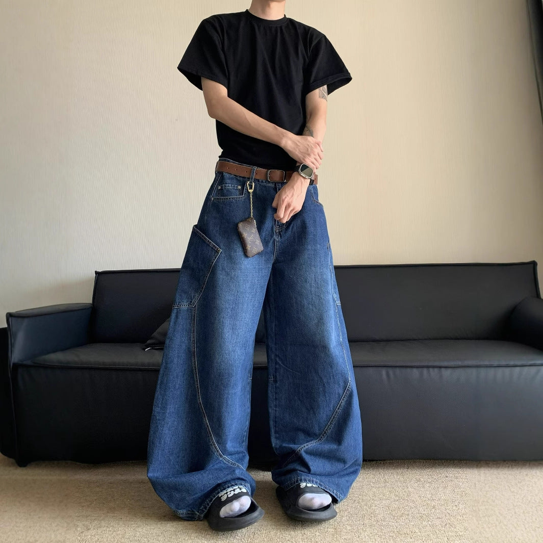 Vintage Wide-Leg Baggy Jeans