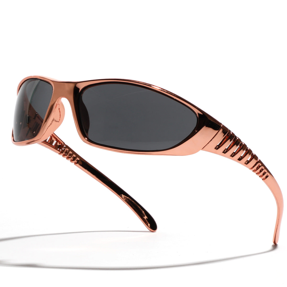 Y2K Silver Futuristic Cutout Sunglasses